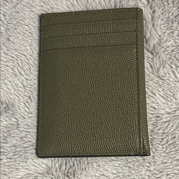 MCM Unisex Green Leather Wallet Compact Design - Picture 8 of 10